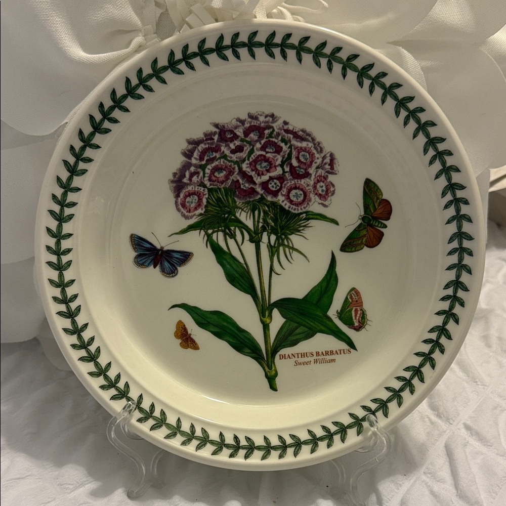 Portmeirion Floral Plate with Butterflies